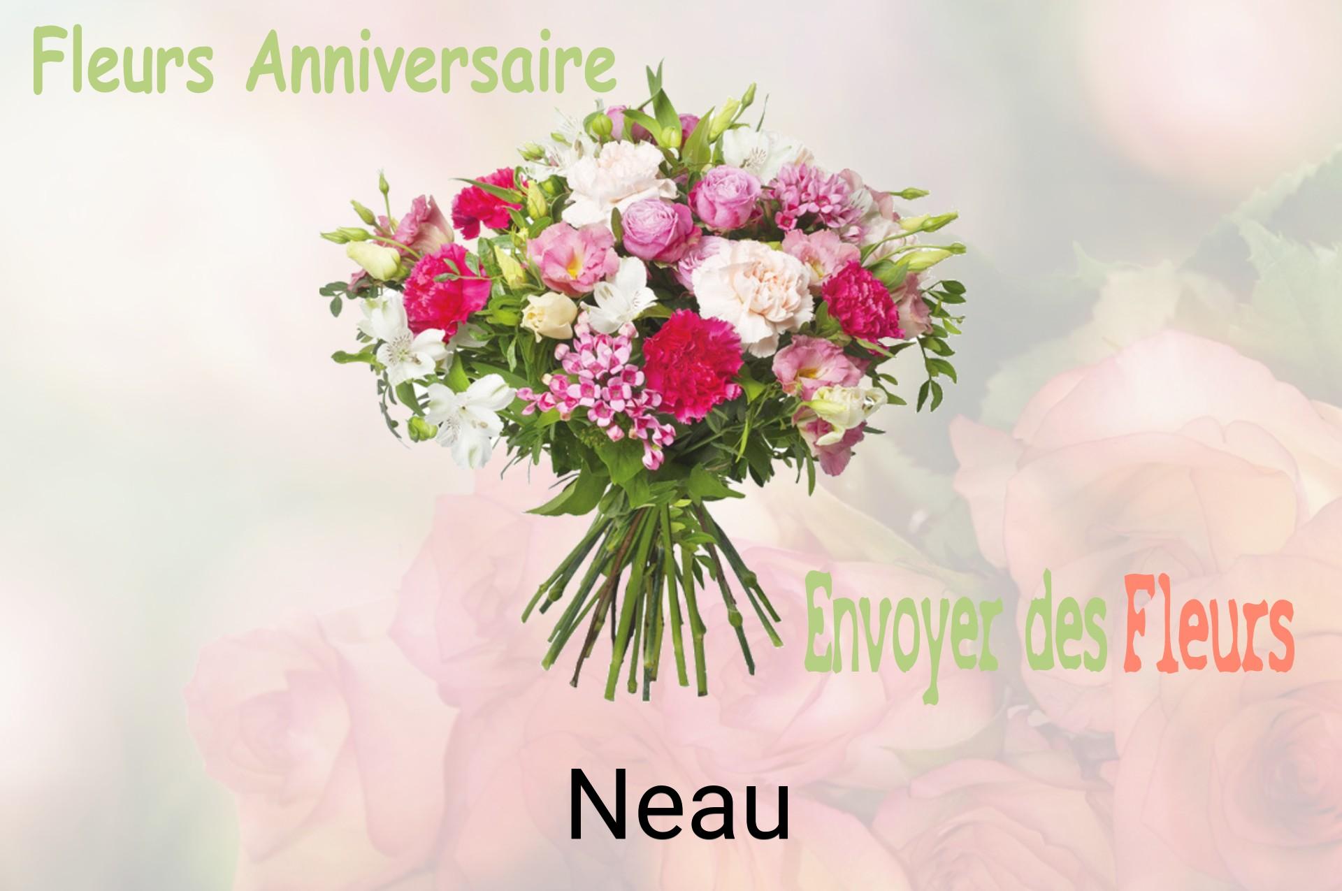 Bouquet de fleurs d’anniversaire livré à Neau